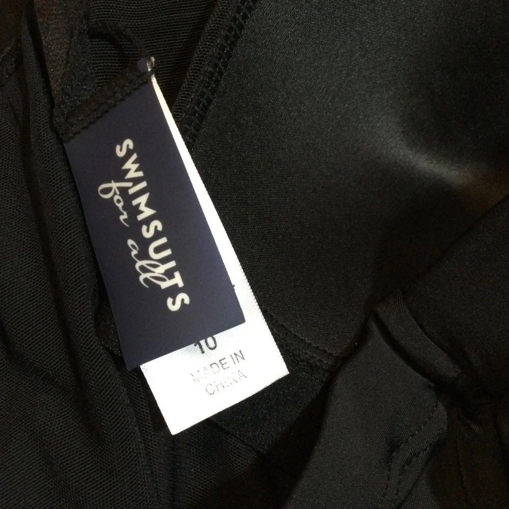 Swimsuits For All NWT Ruched Skirted Swimdress, 10 - Picture 12 of 13